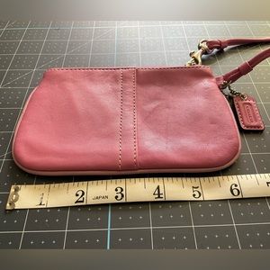 Pink Coach wristlet